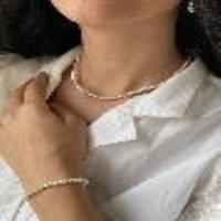 گردنبند مروارید با گوی البرنادو