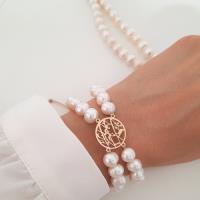 دستبند مروارید طرح شعر