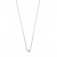 گردنبند با مروارید پرورشی گرد ۶