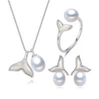 ست مروارید پرورشی سفید طرح وال